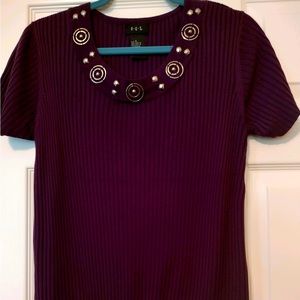 Ladies short sleeve XL top